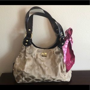 Coach Madison Chainlink Signature C Maggie bag